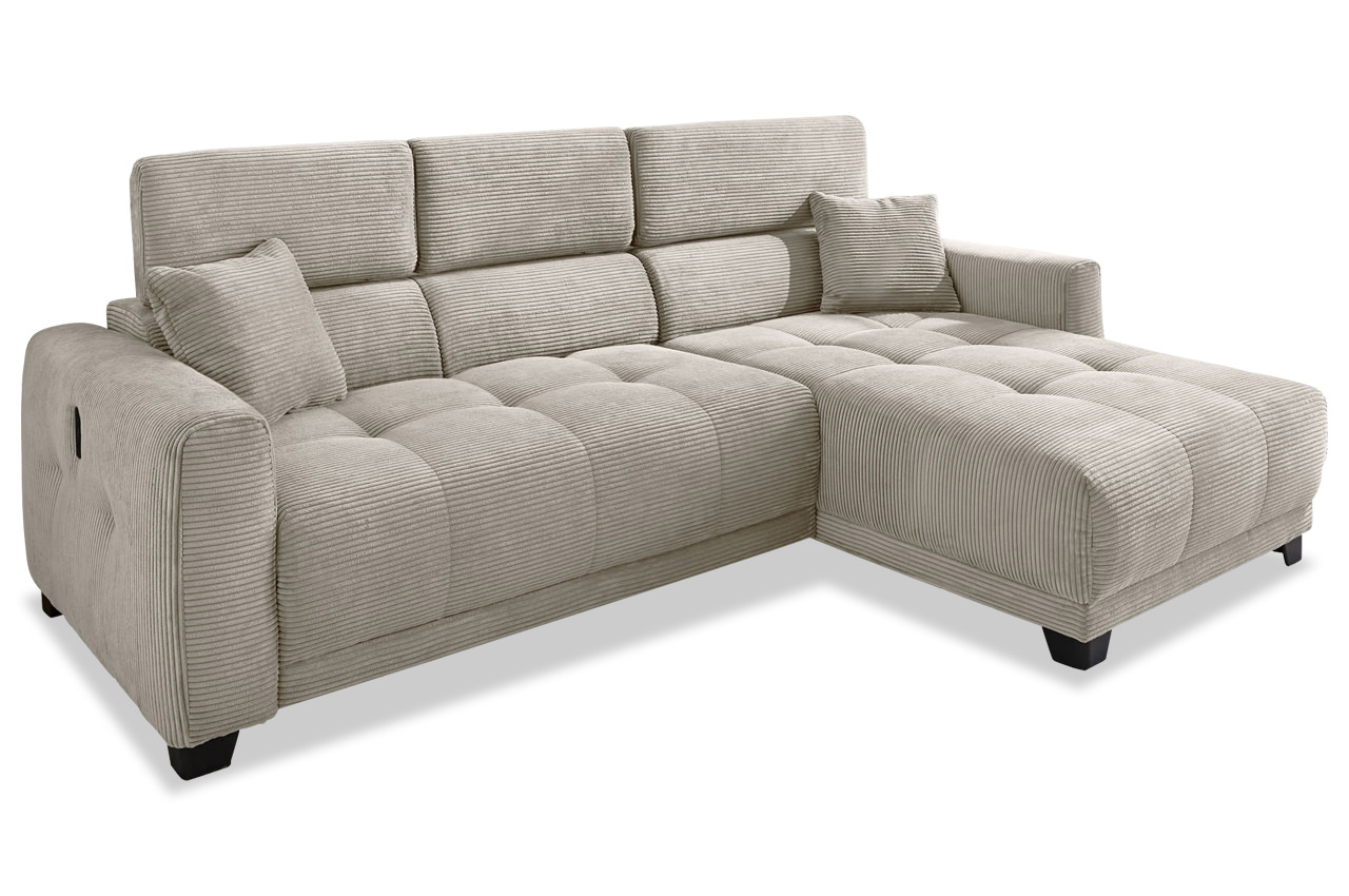 ecksofa cremona rechts 426 17 greige kopfteilverstellung ecksofa cremona rechts 426 17 greige kopfteilverstellung