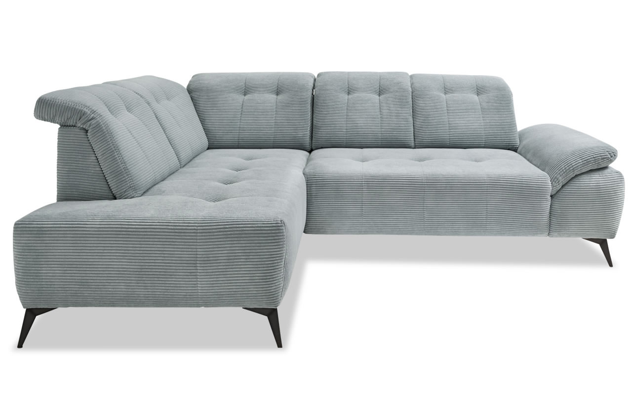 benformato fiore ecksofa links cord 4803 aqua frontansicht benformato fiore ecksofa links cord 4803 aqua frontansicht