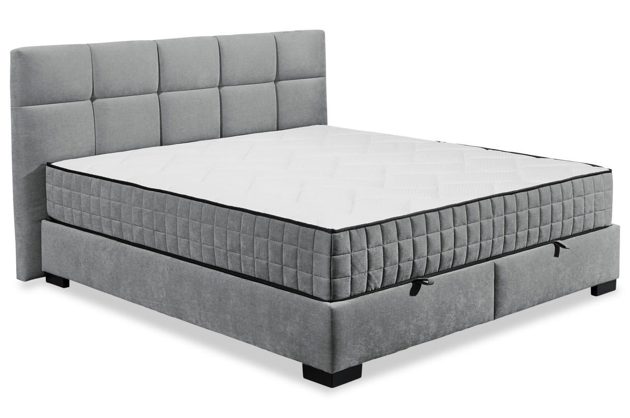 nagol boxbett 160x200 180x200 kopfteil a stoff wind 89 anthrazit