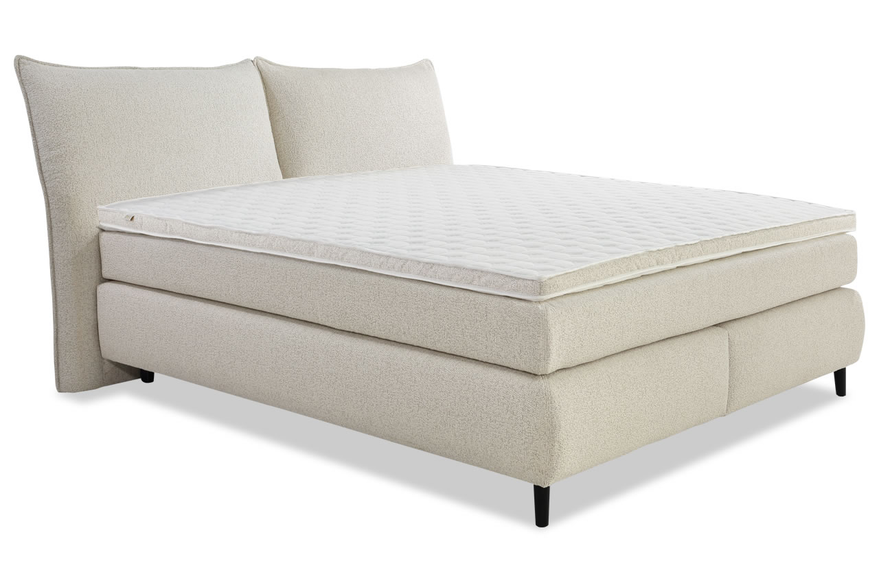 hacienda boxspringbett flachgewebe 432 07 beige seitenansicht hacienda boxspringbett flachgewebe 432 07 beige seitenansicht