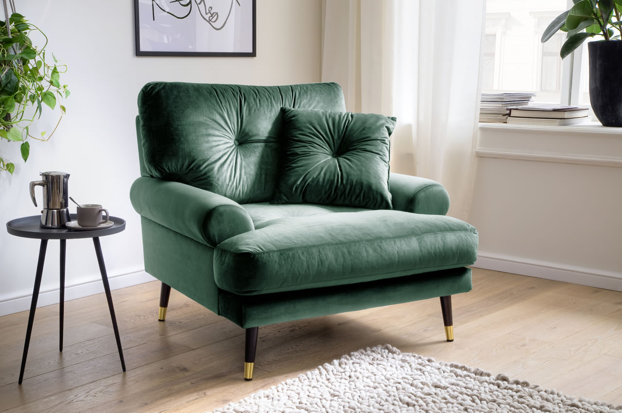 Tokio Sessel D640 dark green Tokio Sessel D640 dark green