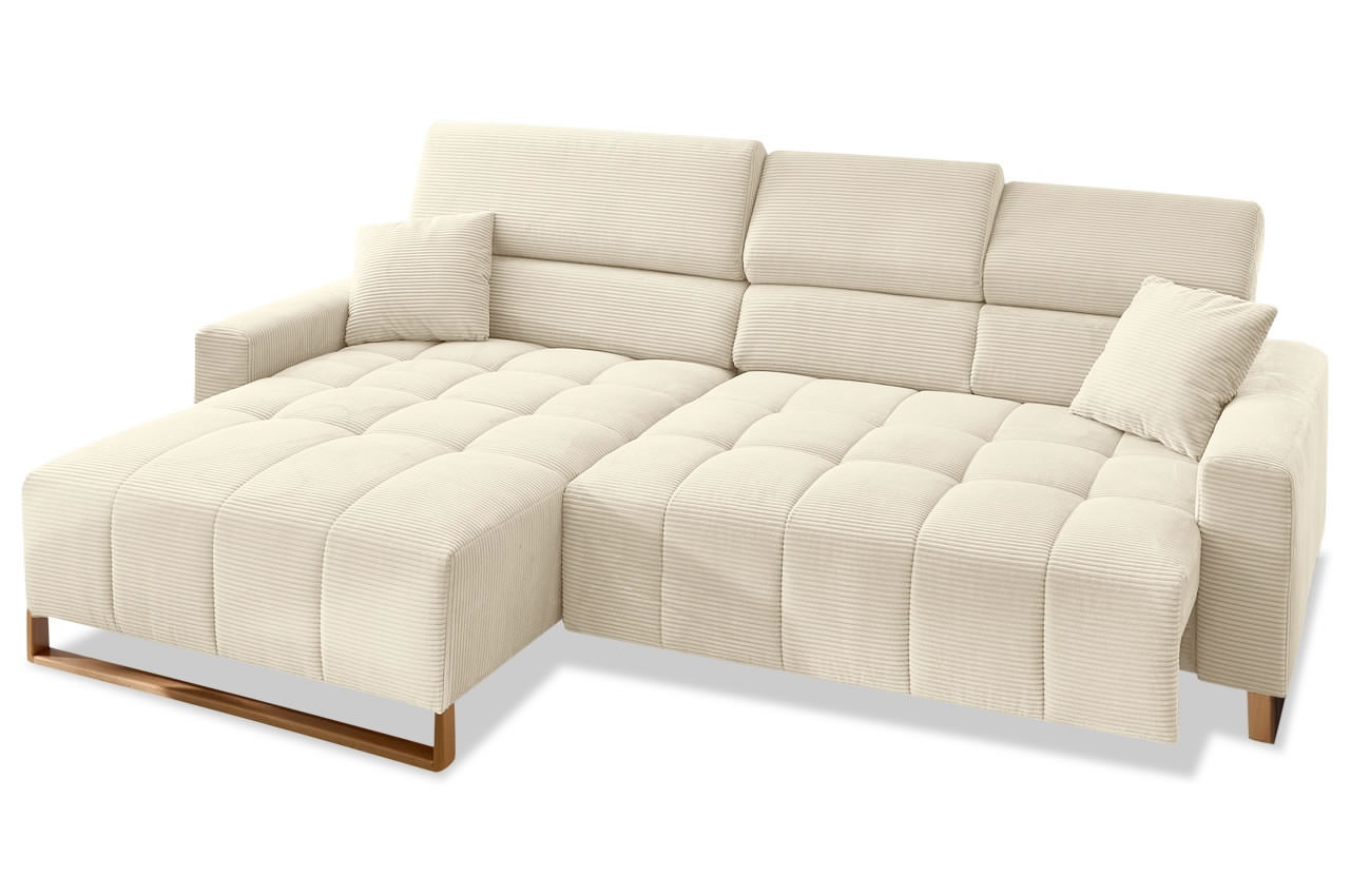 easy ecksofa links cord hydra 23 mit sitztiefenverstellung