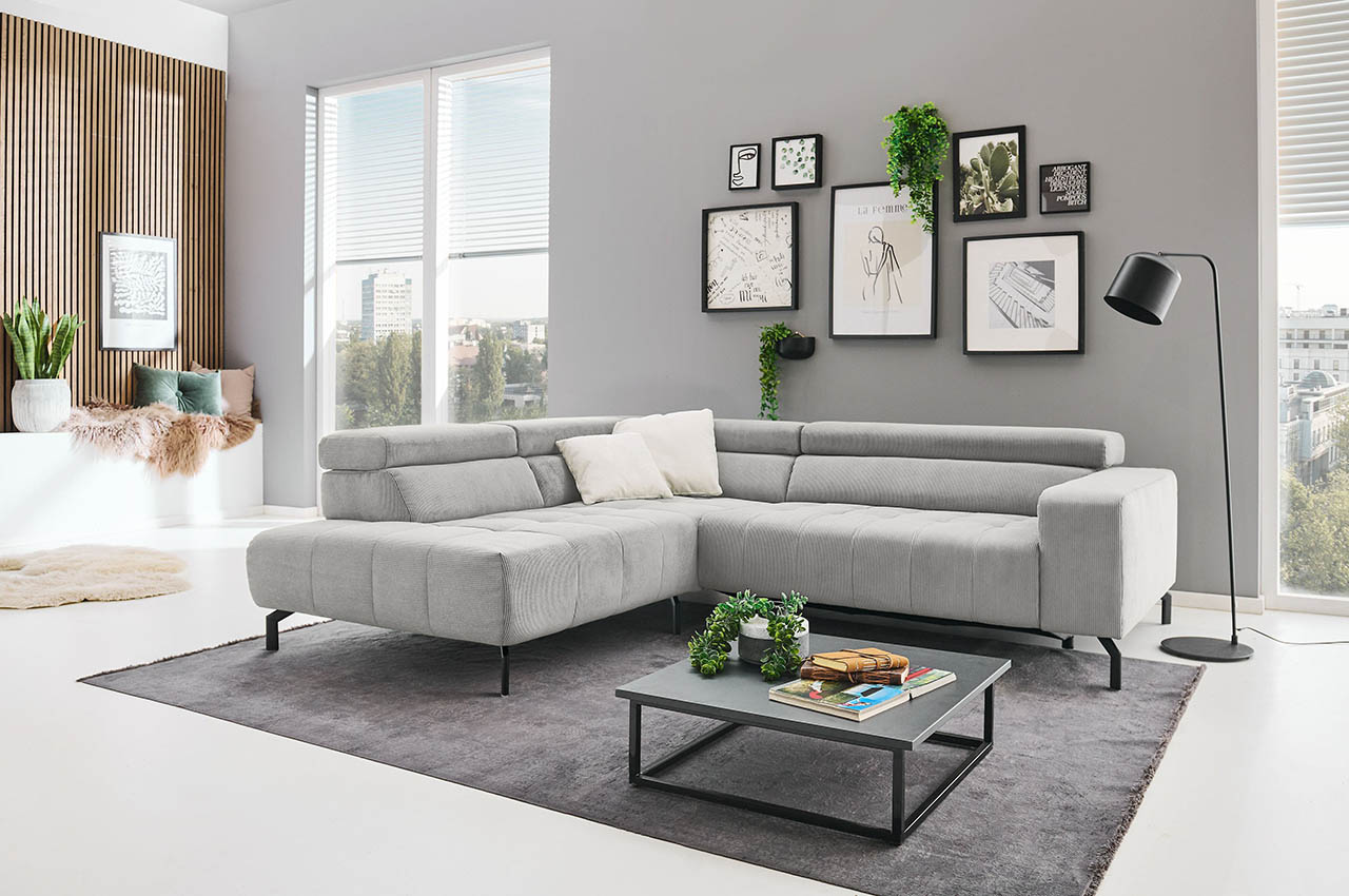 mp in25098 ecksofa links feincord silber milieubild