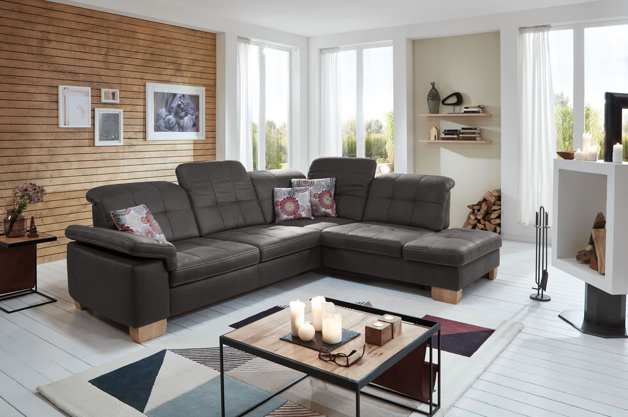pp la16028 ecksofa rechts deluxe anthrazit milieu kopfteilverstellung