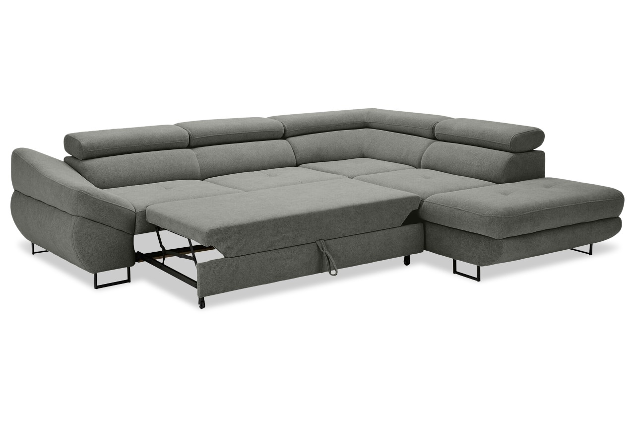 fabio ecksofa rechts curio 83 grau schlaffunktion fabio ecksofa rechts curio 83 grau schlaffunktion