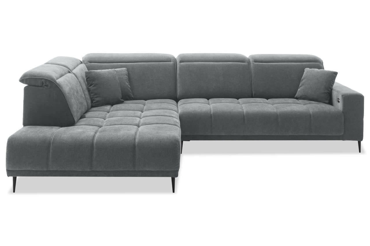 livorno ecksofa mit ottomane links aragon 93 grau frontansicht livorno ecksofa mit ottomane links aragon 93 grau frontansicht
