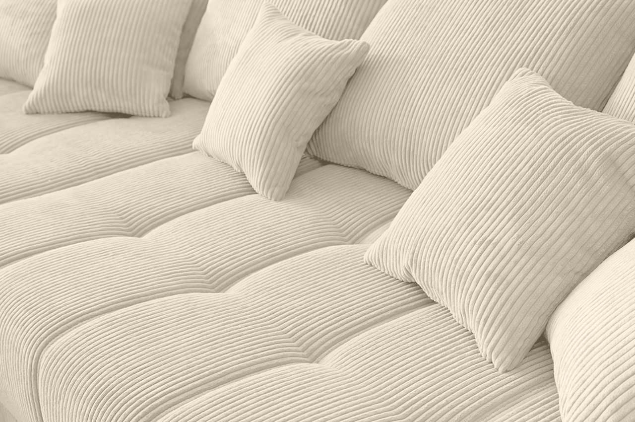 iwaniccy artemis ecksofa links cord stoff hydra 23 beige detailbild 2 iwaniccy artemis ecksofa links cord stoff hydra 23 beige detailbild 2