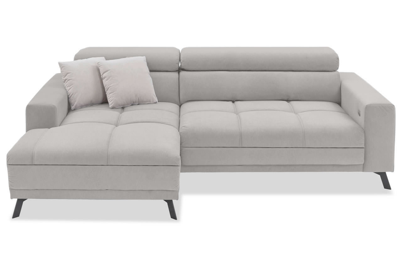 malte ecksofa links stoff rocco 105 grau frontansicht