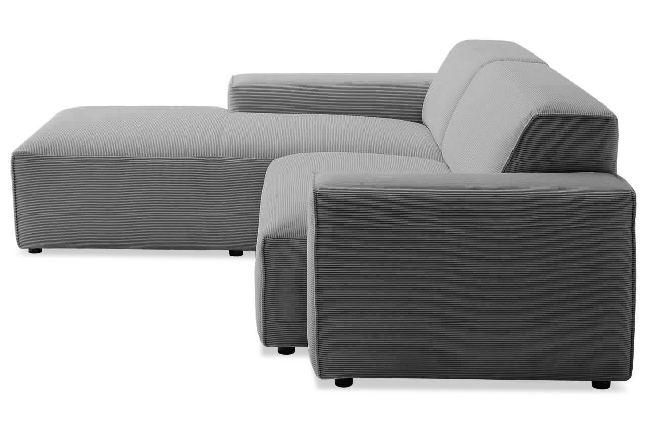 eastport ecksofa 1 5 sitzer variante links feincord anthrazit seitenansichtOLiRbBOznLPNq