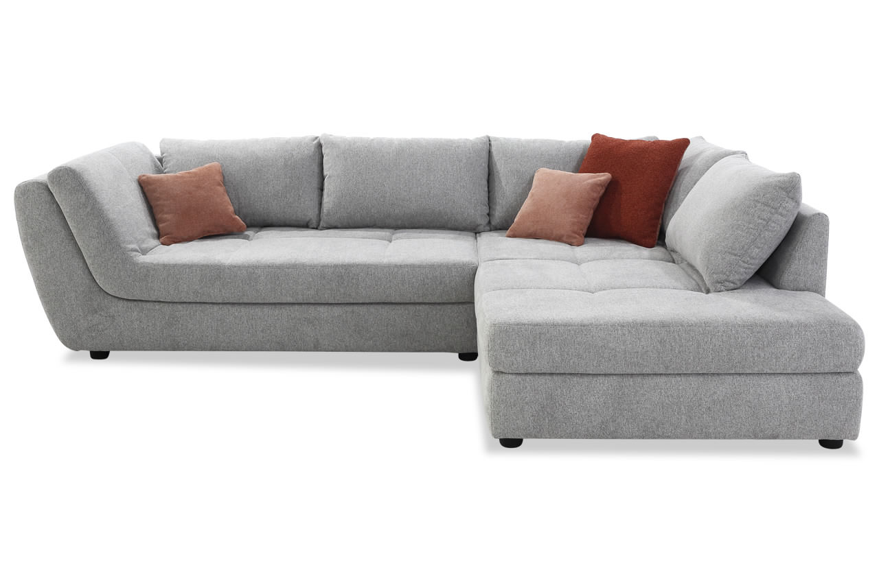 rascasse ecksofa rechts mittelstruktur stoff 430 39 mittelgrau frontansicht rascasse ecksofa rechts mittelstruktur stoff 430 39 mittelgrau frontansicht
