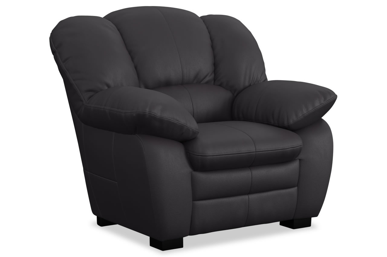 casino sessel von cotta echtleder pampas m9003 schwarz