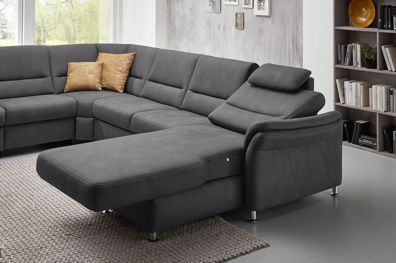 ze em16033 wohnlandschaft variante links stoff mammut grau milieu detailbild elektrisches canape ze em16033 wohnlandschaft variante links stoff mammut grau milieu detailbild elektrisches canape