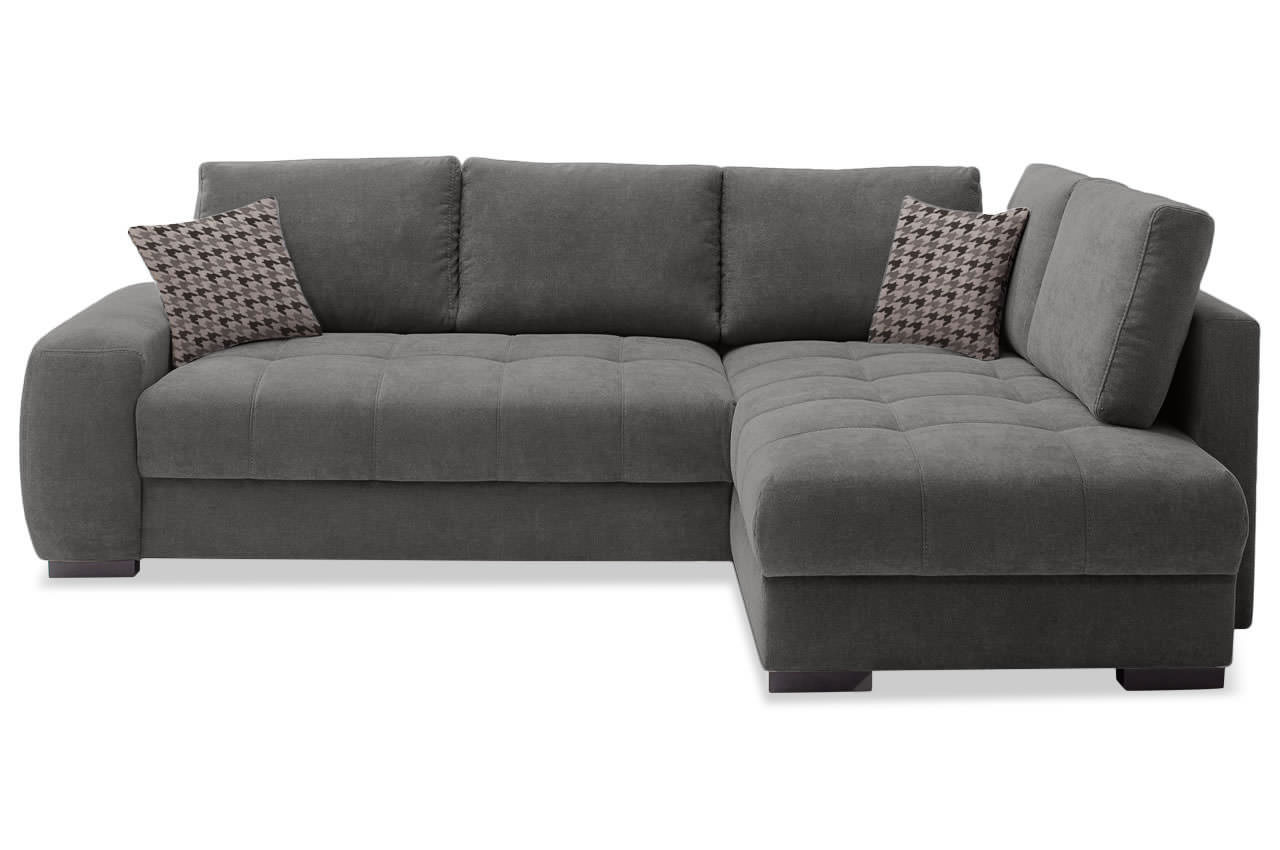 mykonos ecksofa variante rechts stoff leaf 09 anthrazit frontansicht