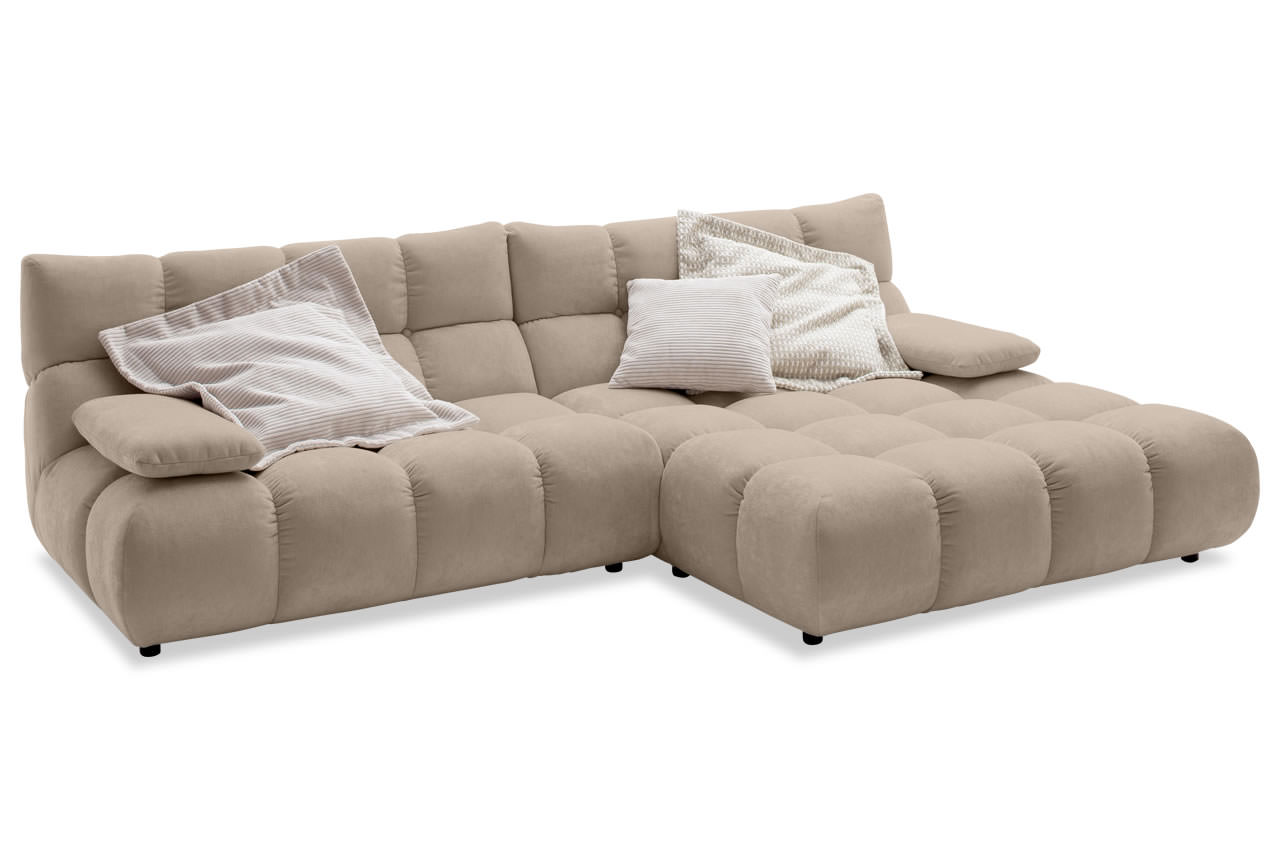 graceland ecksofa mit recamiere rechts roma taupe graceland ecksofa mit recamiere rechts roma taupe