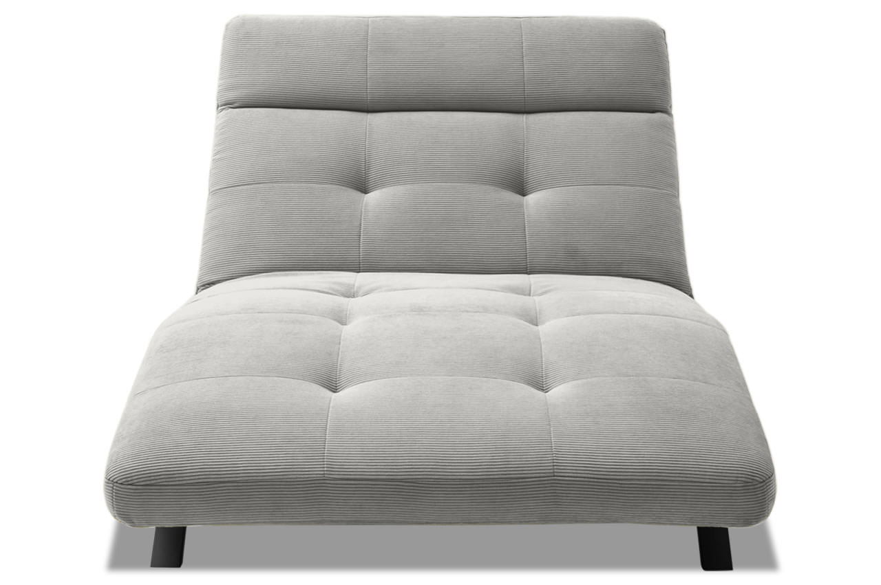 riviera candy maxi liege stoff feincord silber frontansicht riviera candy maxi liege stoff feincord silber frontansicht