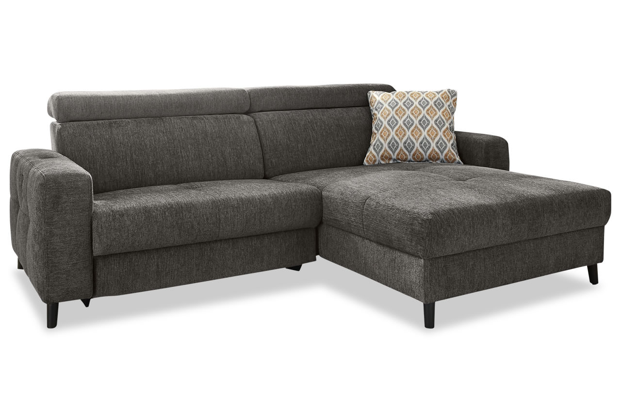 ecksofa doppio rechts stoff 444 09 grau