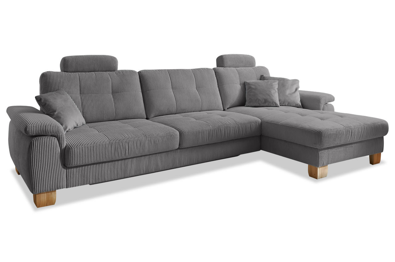 pp la19101 landart ewian ecksofa rechts cord anthrazit