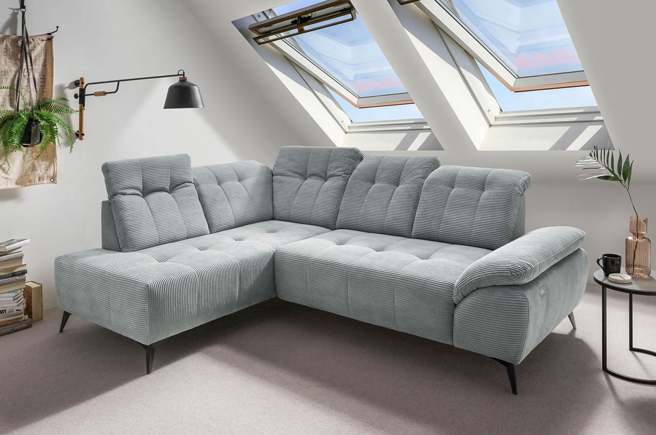 benformato fiore ecksofa links cord 4803 aqua milieubild benformato fiore ecksofa links cord 4803 aqua milieubild