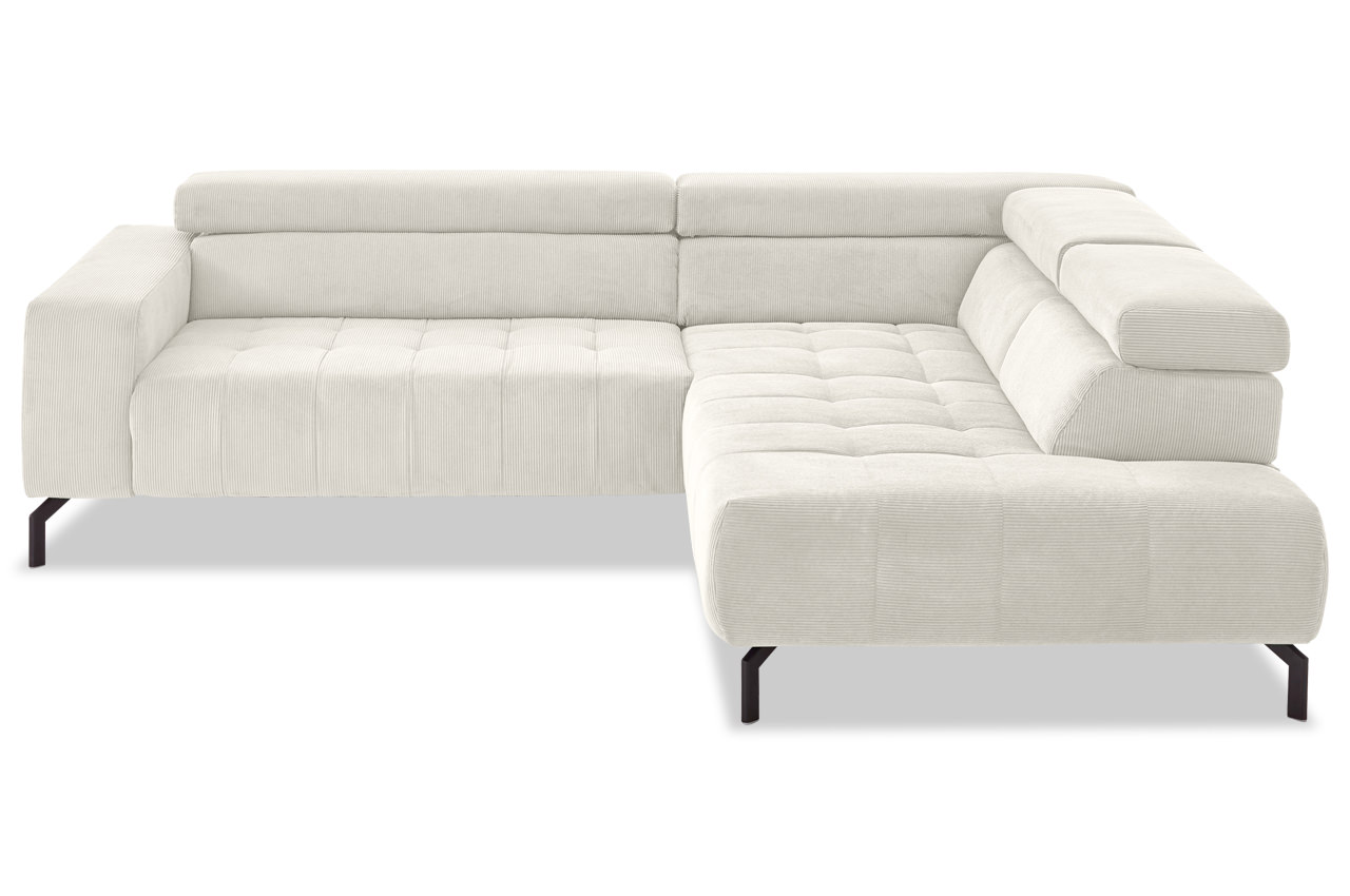 mp in25098 ecksofa rechts feincord natur frontansicht mp in25098 ecksofa rechts feincord natur frontansicht