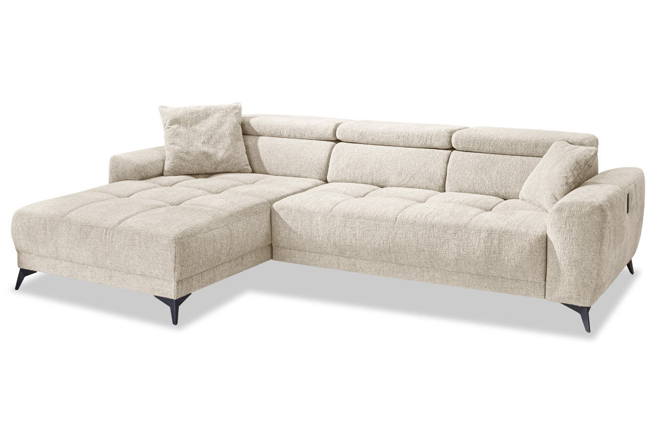Ecksofa Drifter links mit elektrischer Sitztiefenverstellung Ecksofa Drifter links mit elektrischer Sitztiefenverstellung