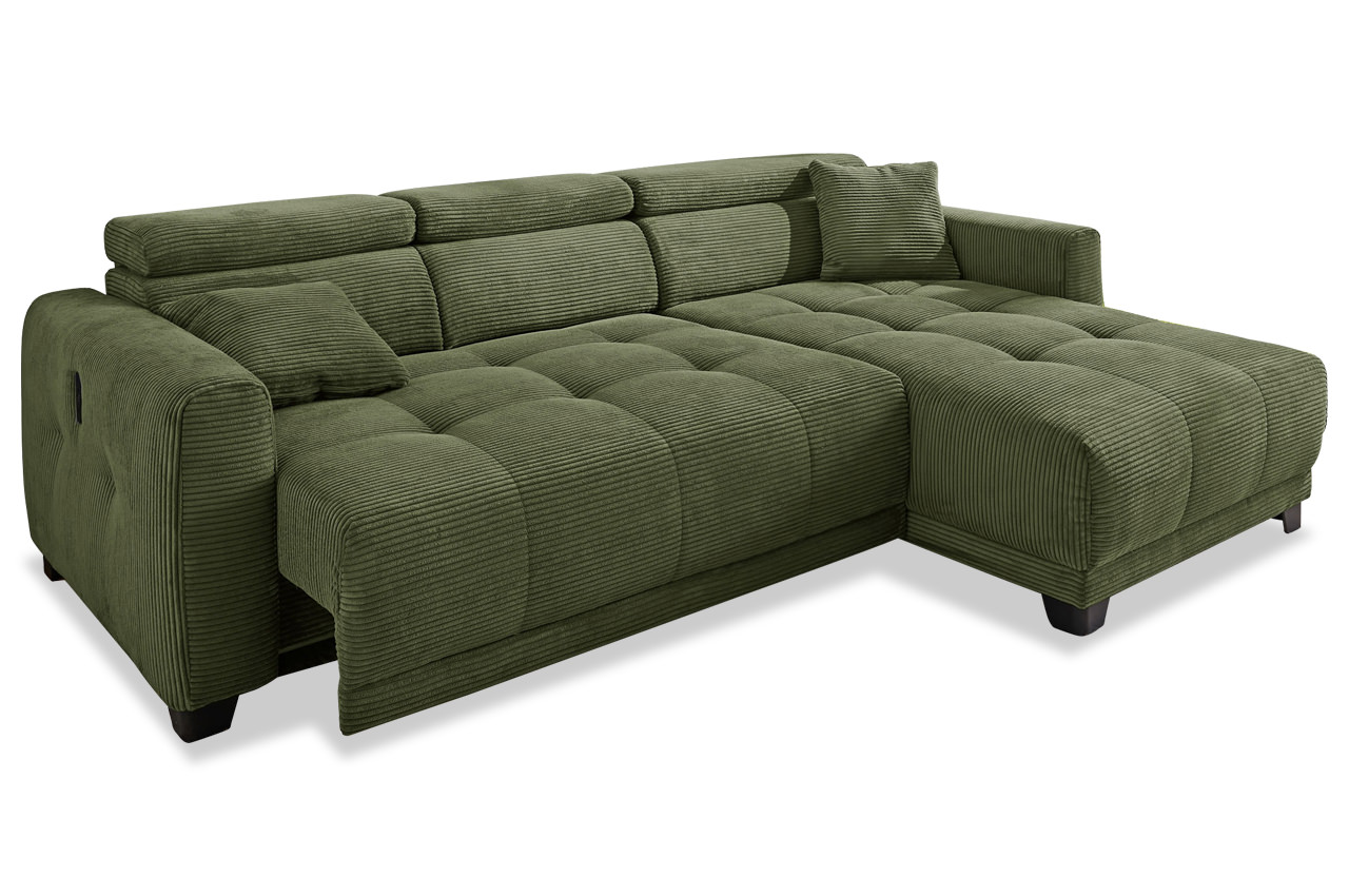 ecksofa cremona rechts 426 03 gruen sitztiefenverstellung