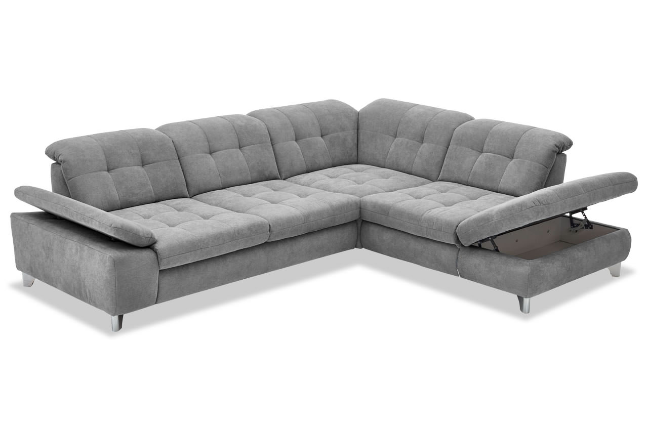 mp in18012 ecksofa rechts belle silber bettkasten mp in18012 ecksofa rechts belle silber bettkasten
