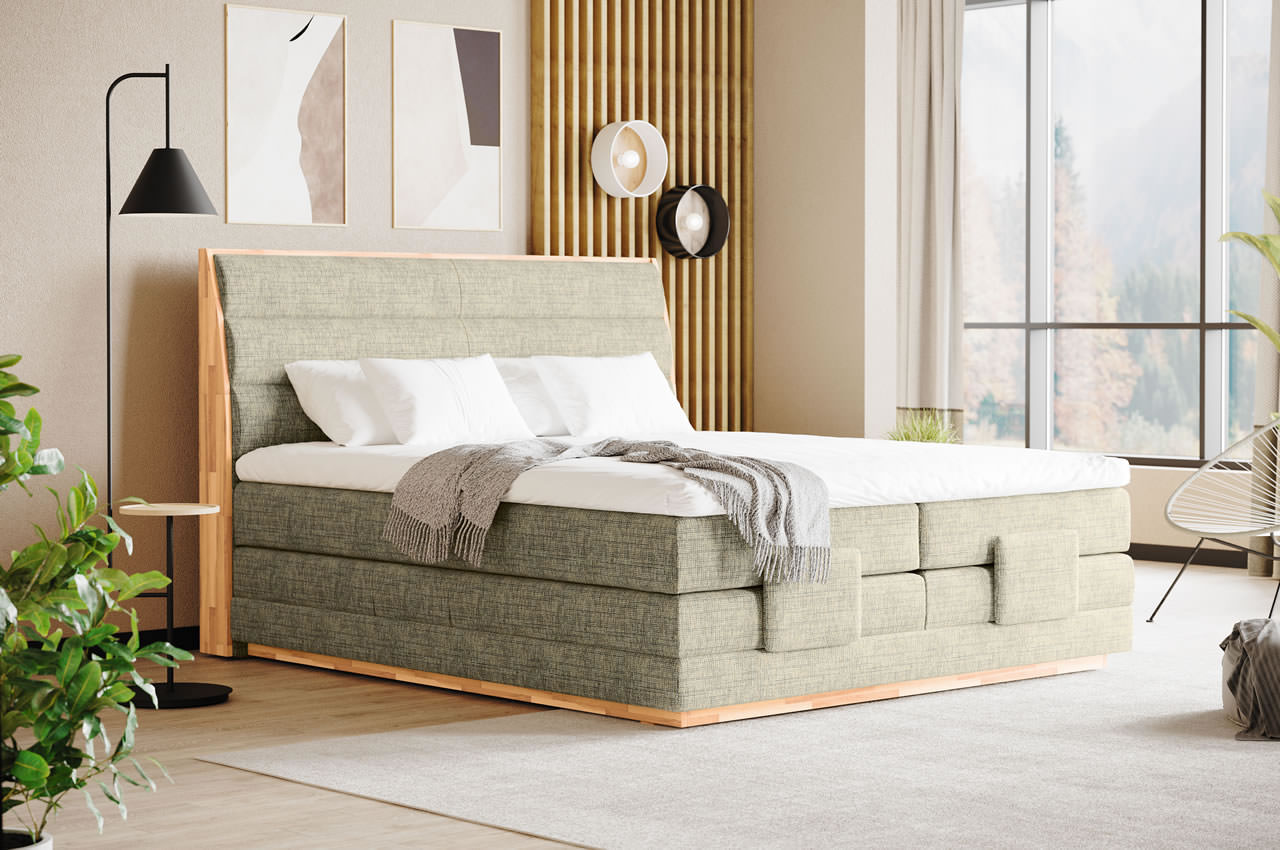 boxspringbett palma 1 stoff city c328 moos variante elektrische verstellung milieubild boxspringbett palma 1 stoff city c328 moos variante elektrische verstellung milieubild