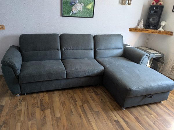 Kundenbild Ecksofa Deva MAT46 LR 6019BB