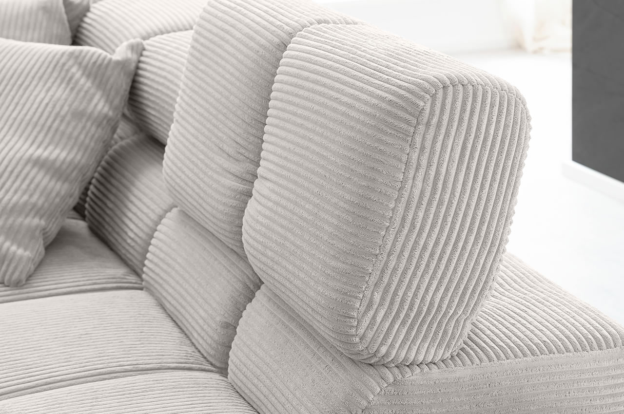candy ecksofa rechts wilson xl cord hellgrau kopfteil detailbild 2 candy ecksofa rechts wilson xl cord hellgrau kopfteil detailbild 2