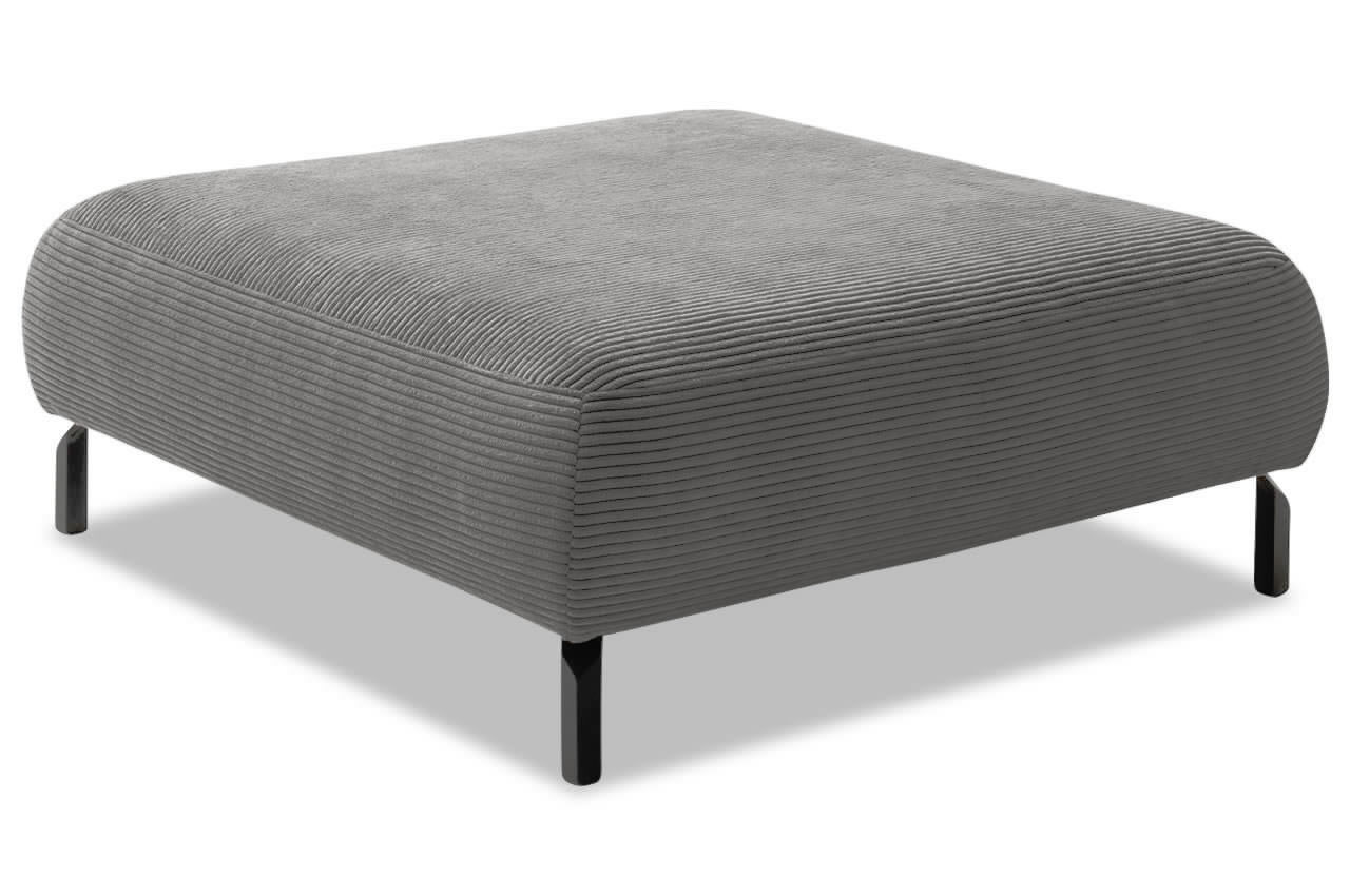 spring candy hocker in cord farbe dunkelgrau