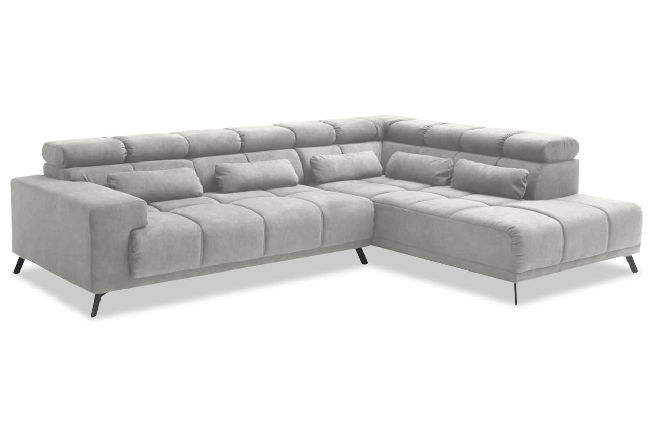 inside ecksofa rechts stoff aragon 80 silber