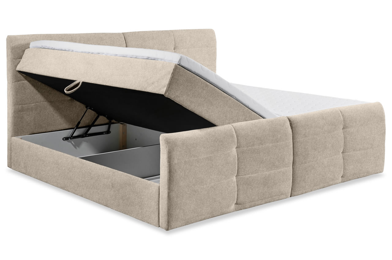 madeira boxspringbett 240x200 holms 23 beige mit bettkasten madeira boxspringbett 240x200 holms 23 beige mit bettkasten