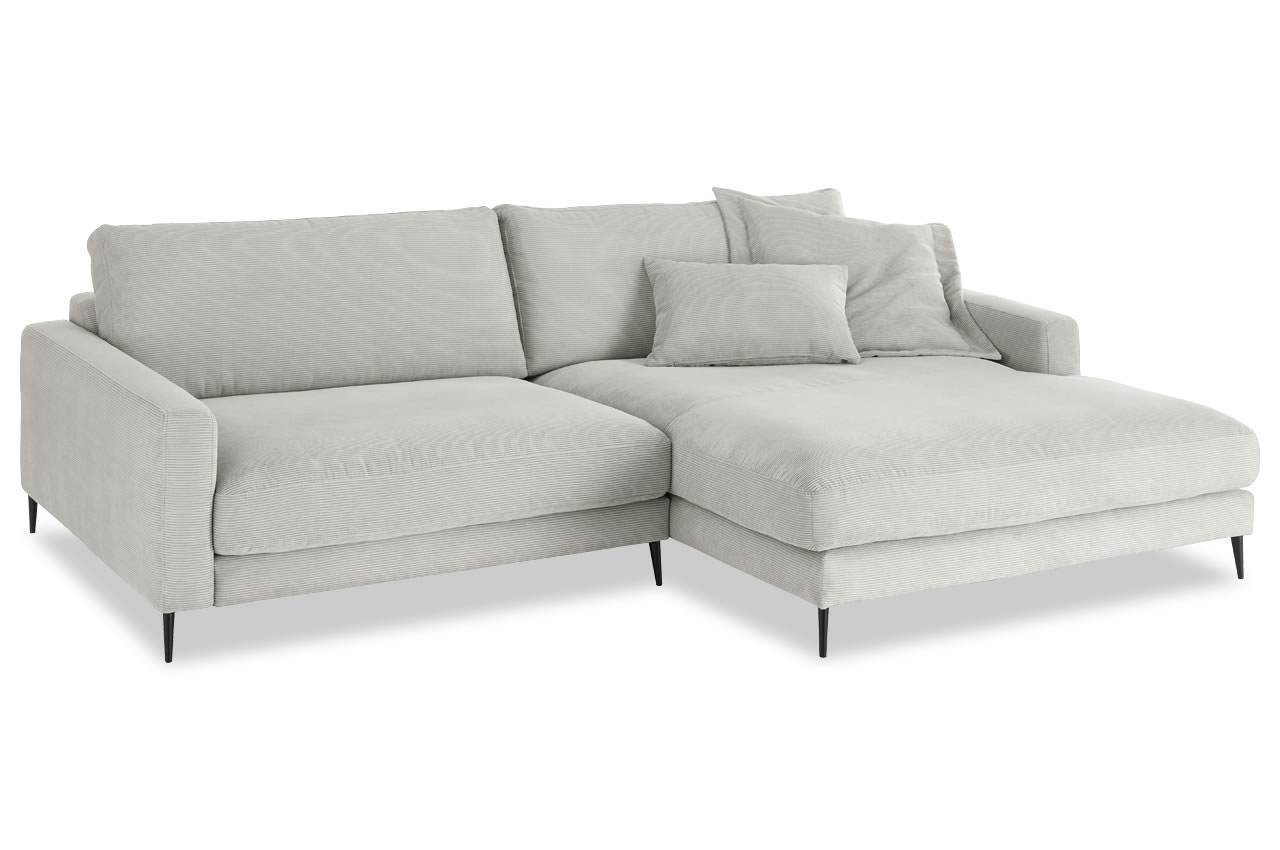 Feincord Silber