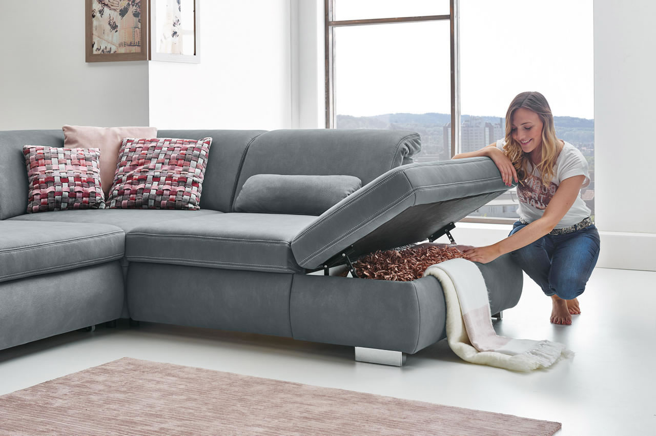mp in17041 arvend ecksofa rechts mammut steel milieu bettkasten
