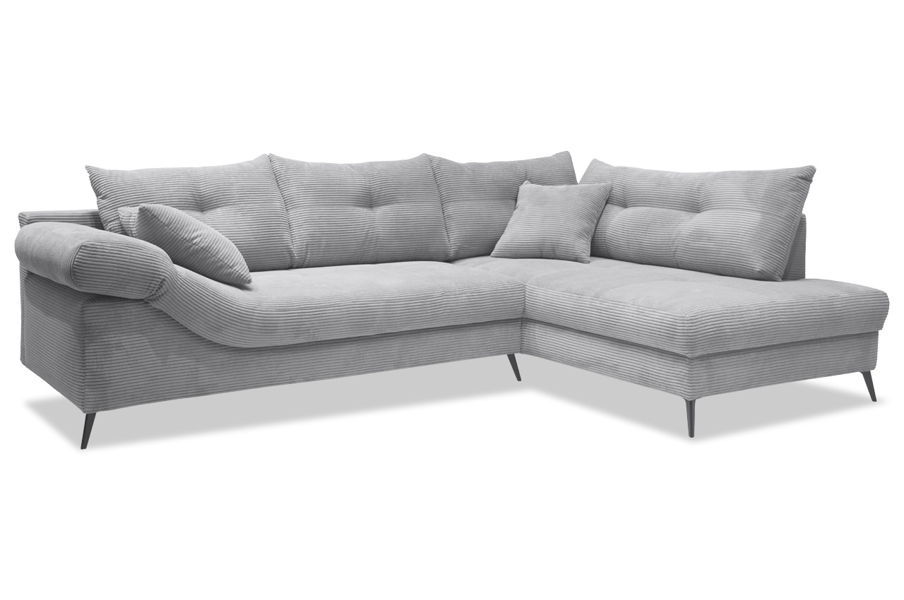 Ecksofa Venga rechts mit Schlaffunktion und Bettkasten