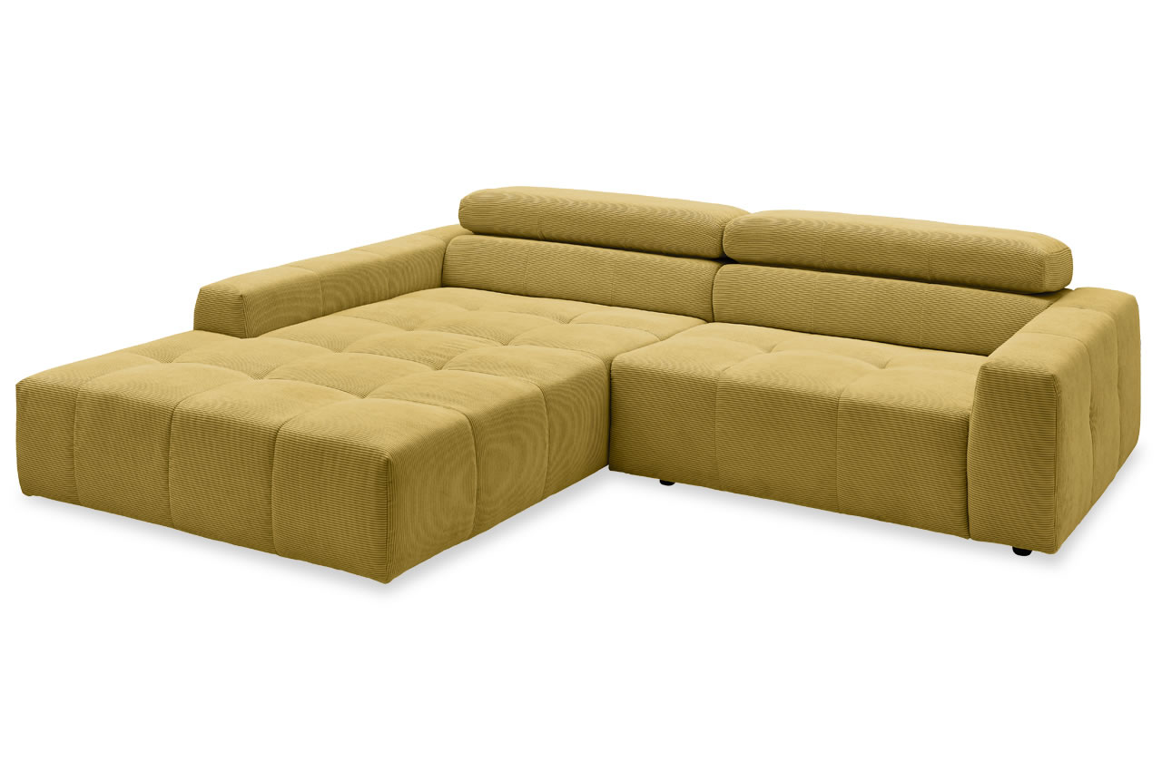 denver ecksofa recamiere links feincord pistazie