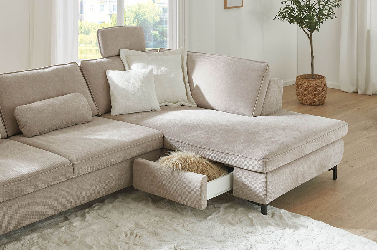 mp in24153 ecksofa rechts stoff cody desert milieudetailbild schubkasten mp in24153 ecksofa rechts stoff cody desert milieudetailbild schubkasten