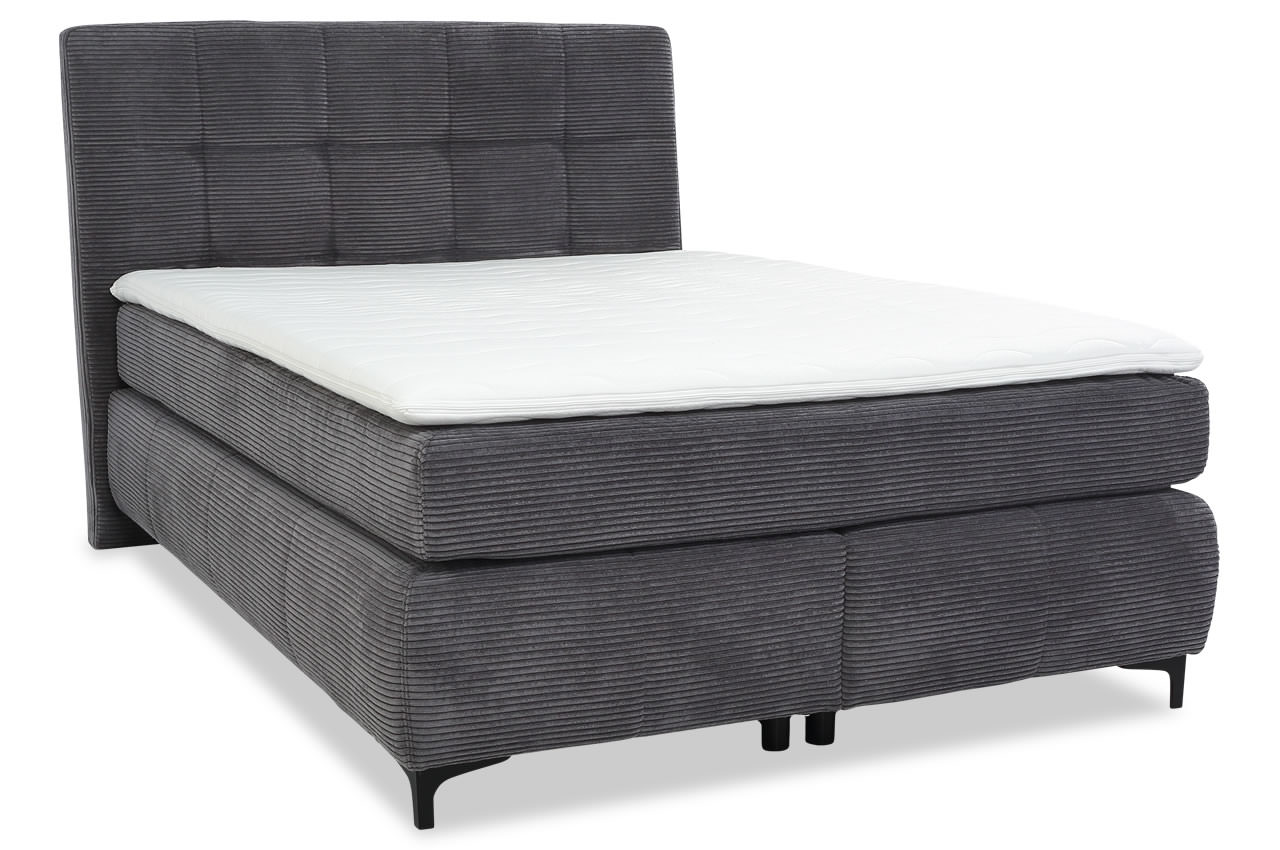 beatrice boxspringbett 140x200 cordstoff 42609 farbe grau beatrice boxspringbett 140x200 cordstoff 42609 farbe grau