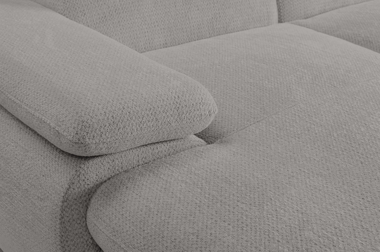 wohnlandschaft carlo stoff ravello 07 grau detailbild wohnlandschaft carlo stoff ravello 07 grau detailbild