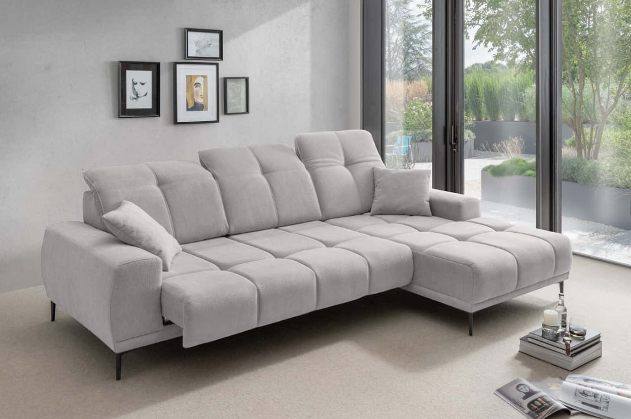 nesto benformato ecksofa rechts stoff coroni 9302 silber milieubild mit funktion nesto benformato ecksofa rechts stoff coroni 9302 silber milieubild mit funktion