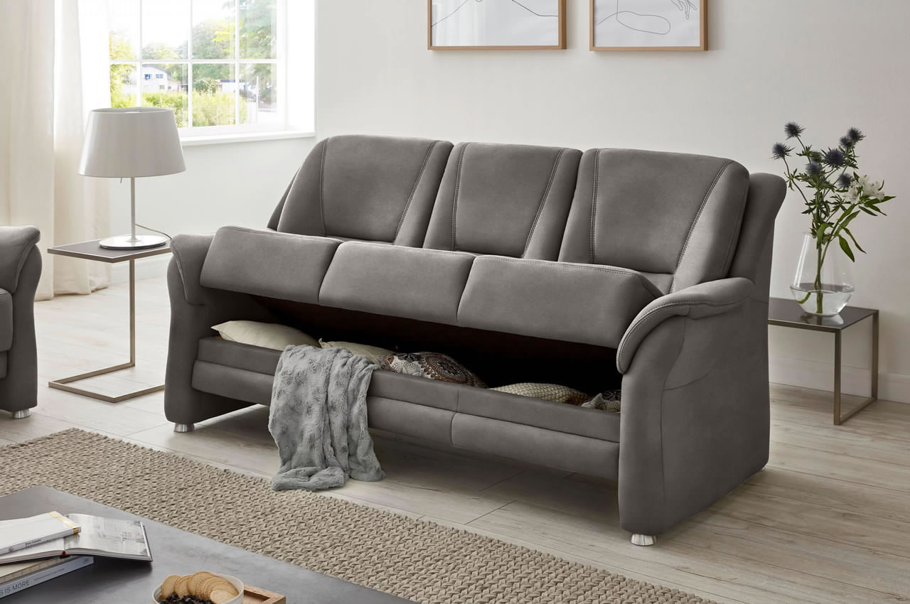 pp pf19078 3 sitzer sofa feeling anthrazit ambiente bettkasten