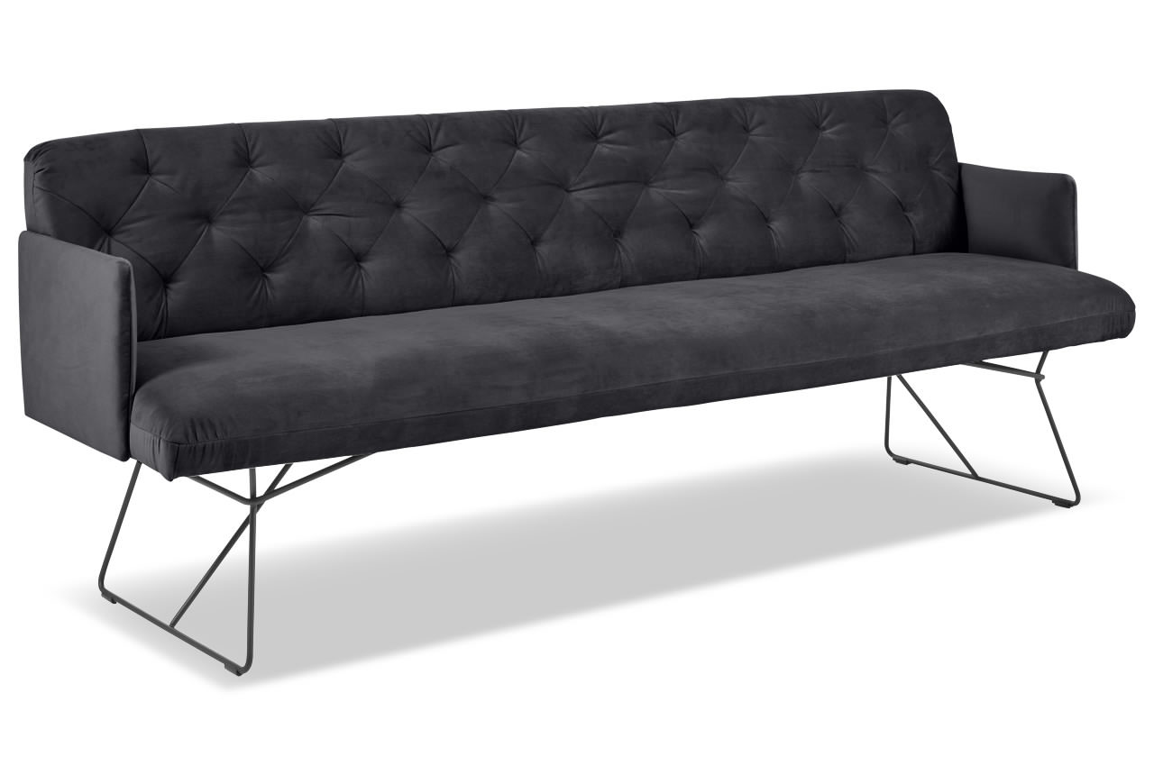 sixty bench kuechenbank samtvelour velvet schwarz sixty bench kuechenbank samtvelour velvet schwarz