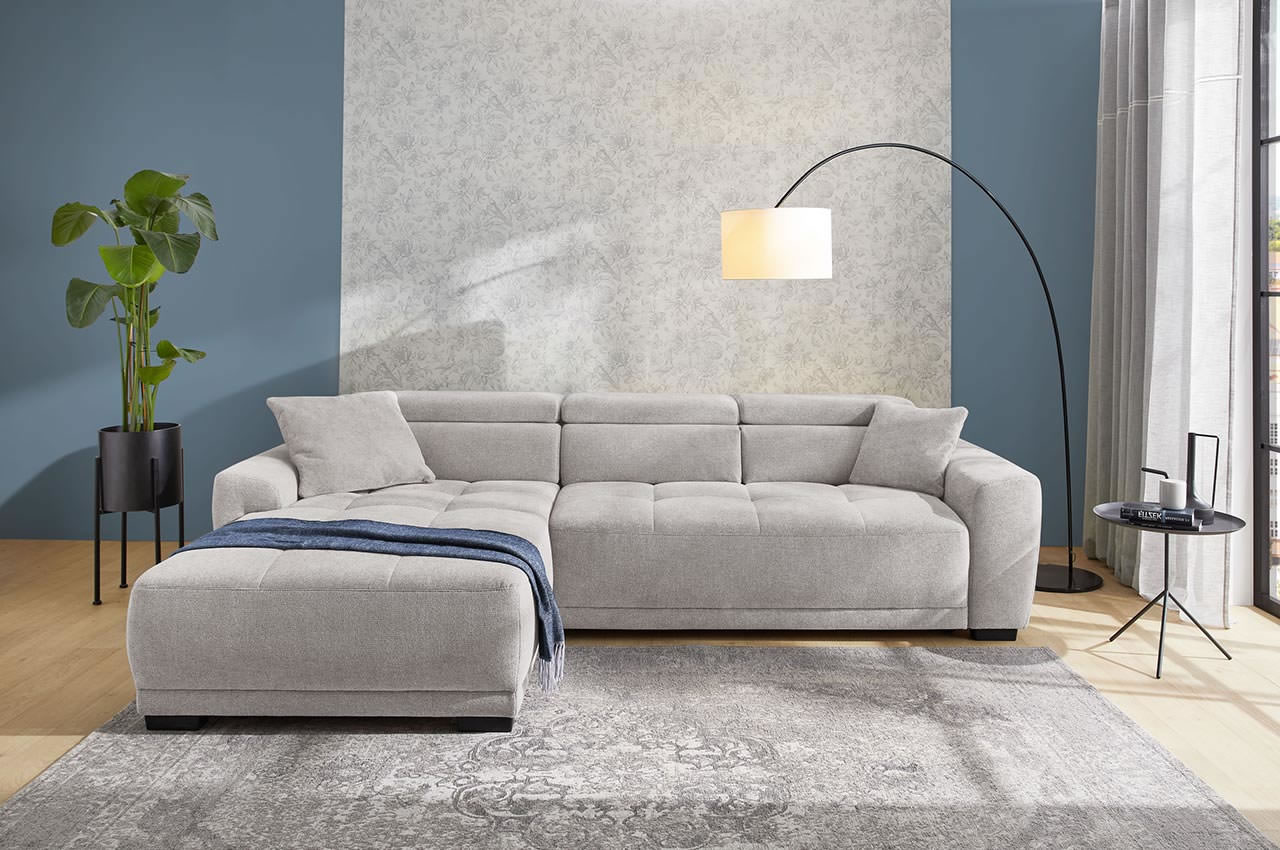 domino ecksofa variante links stoff 430 29 hellgrau milieubild