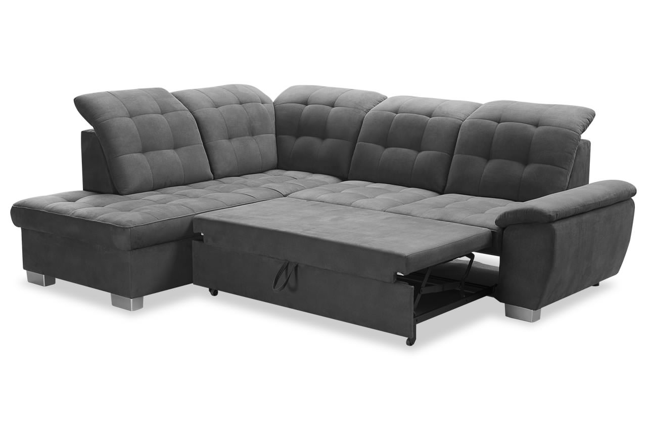 bonny ecksofa links mit schlaffunktion canyon 96 anthrazit