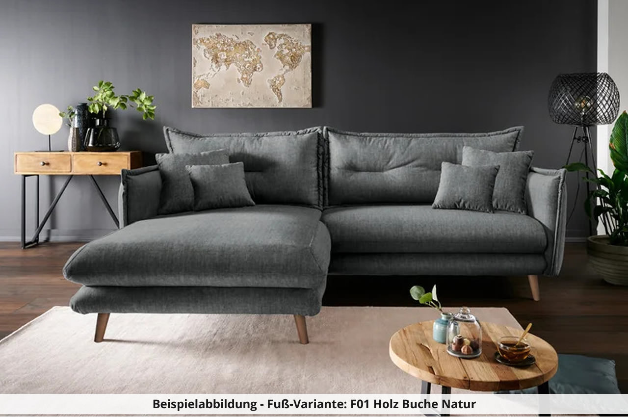 ecksofa lazio links tessuto 9414 asche