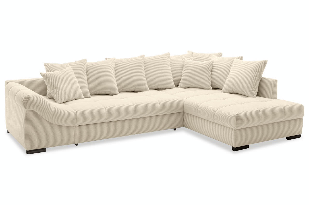 piedro ecksofa rechts cord stripes 8622 creme piedro ecksofa rechts cord stripes 8622 creme
