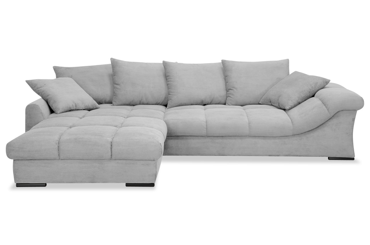 apollo ecksofa links cord stripes 8637 grau frontansicht apollo ecksofa links cord stripes 8637 grau frontansicht