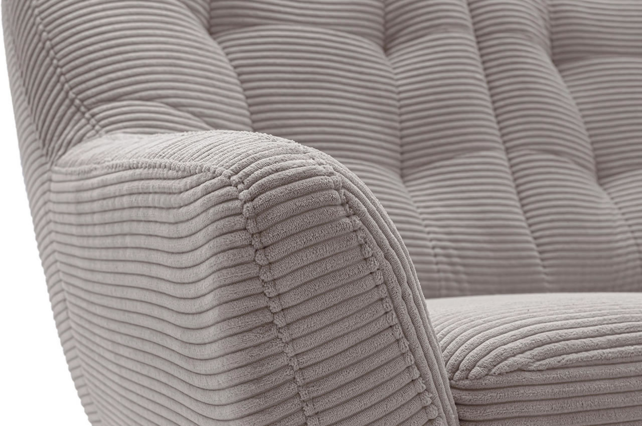 scandi sofa cord lincoln 83 beige detailansicht armlehne