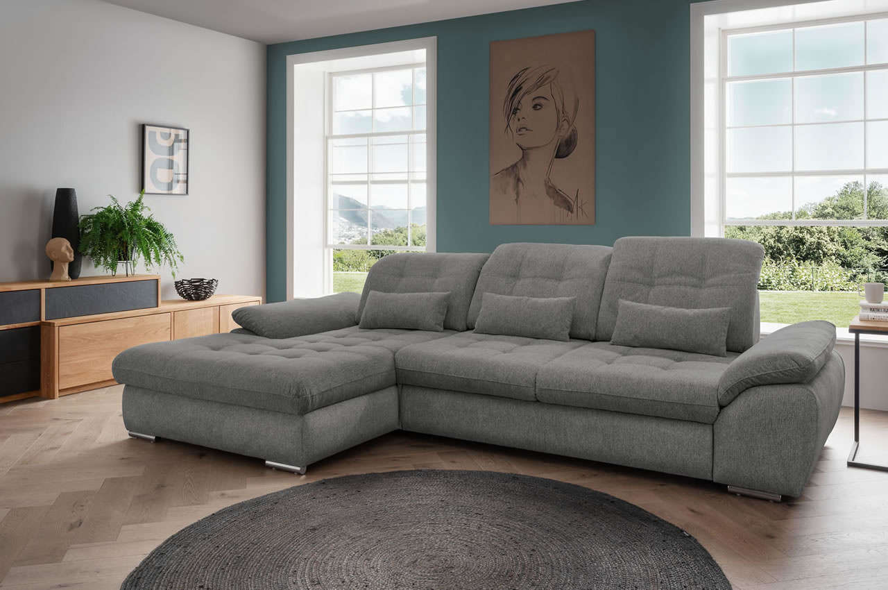benformato ecksofa rigatti links coroni 9309 dunkelgrau milieu