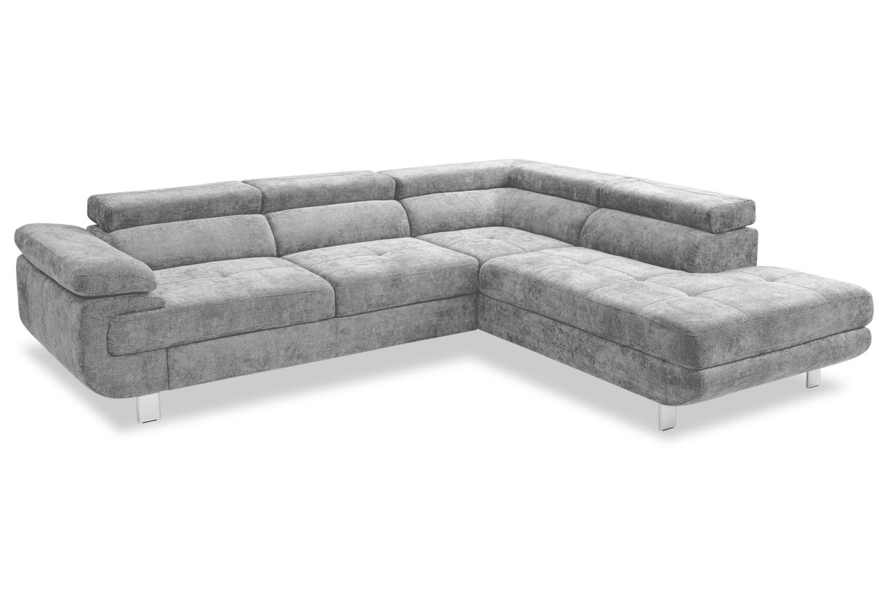 Ecksofa Lotus rechts mit Schlaffunktion und Bettkasten